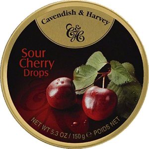 Cavendish & Harvey – Cherry Tin Süßigkeiten, 5,3 Unzen (Packung mit 12 Stück)