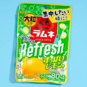 Morinaga Refresh Large Ramune Süßigkeiten – saure Zitrone