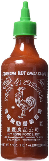 Huy Fong Hot Chili Sriracha Sauce, 17 oz