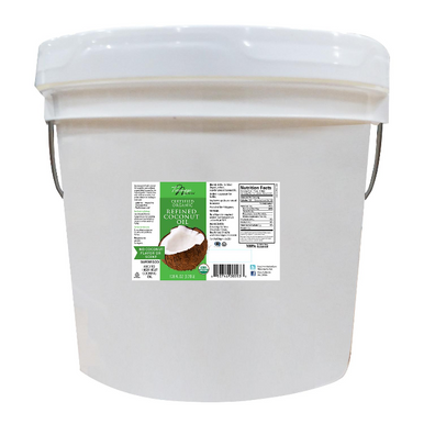 Tresomega Nutrition Bio-Raffiniertes Kokosöl Eimer, 128 oz