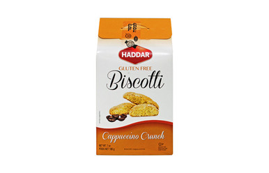 Haddar Glutenfrei Biscotti Cappuccino Crunch, 7 oz
