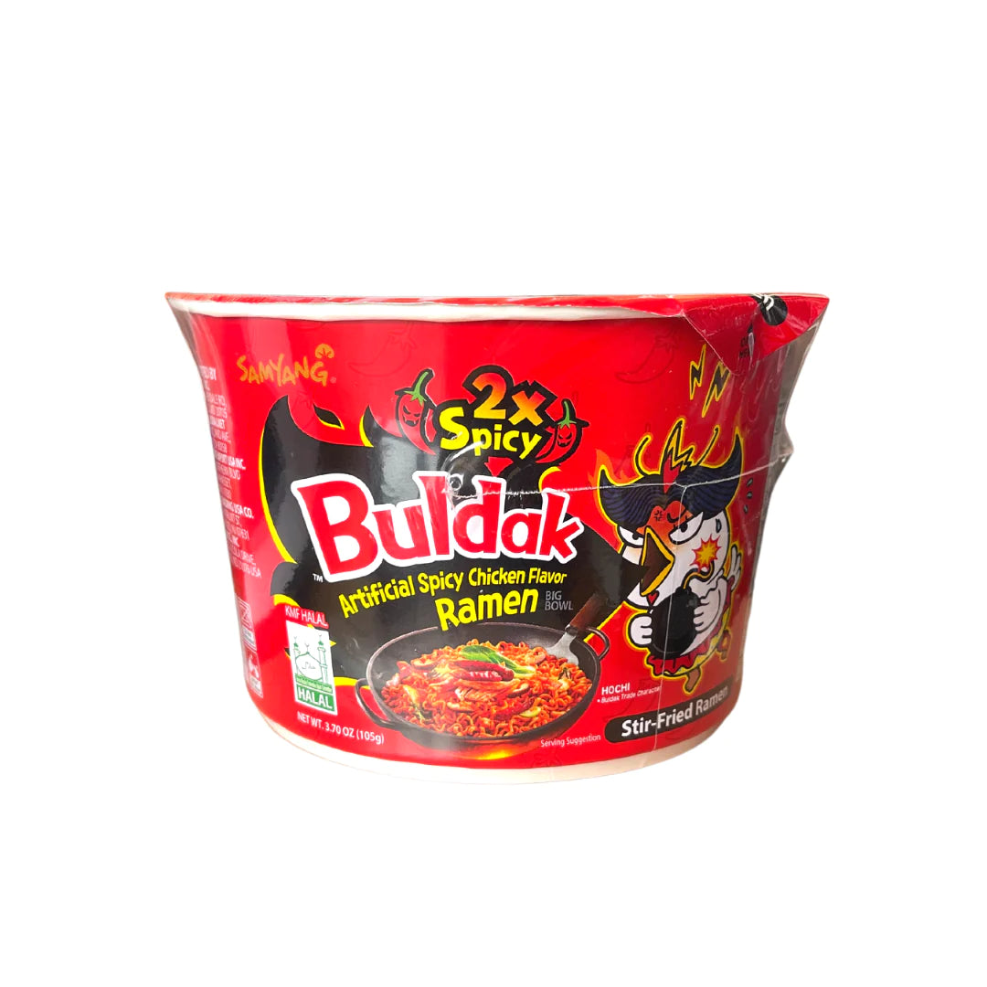 Buldak 2x Würzige Nudeln groß Bowl