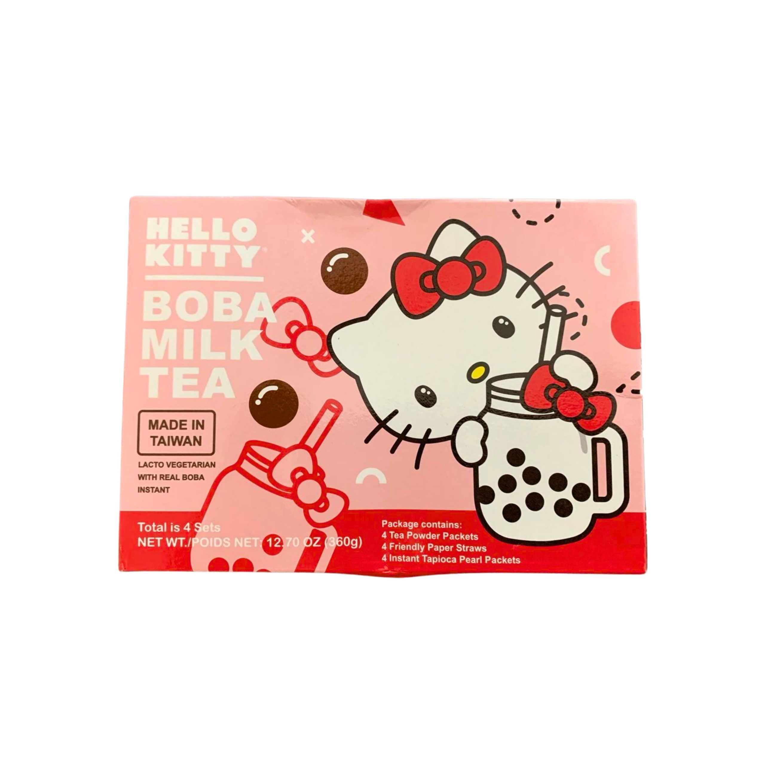 Hello Kitty Boba Milchtee Pulver 4 Sätze (Taiwan)