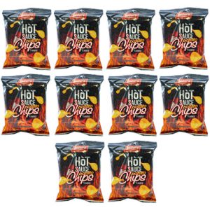 Lieber’s Passover scharfe Sauce aromatisierte Kartoffelchips (Packung mit 10 Stück)