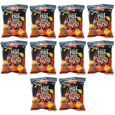 Lieber's Passah Chilisauce Kartoffelchips (Packung mit 10 Stück)