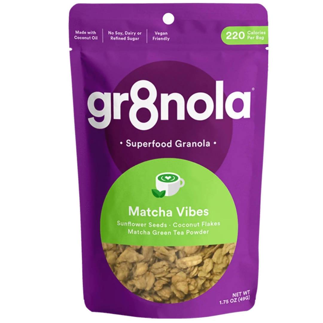 Matcha Vibes Knuspermüsli Packungen – 60 x 1,75oz