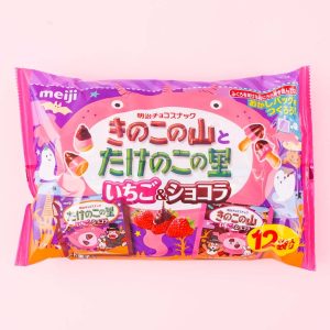 Kinoko no Yama & Takenoko no Sato Halloween Snack Beutel – Erdbeere & c