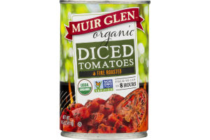 Muir Glen – Feuergebratene Tomaten, 14,5 Oz – Packung mit 12 Stück