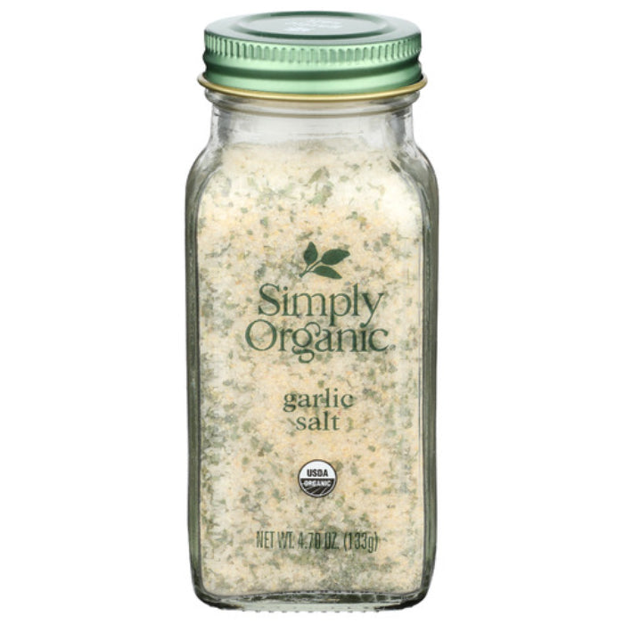 Simply Organic Gewürz-Knoblauch-Salz-Flasche, 4.7 Oz – Packung mit 1 Stück