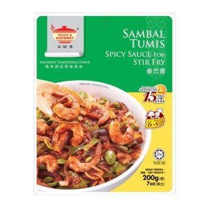 Tean’s Gourmet Sambal Tumis würzige Sauce zum Rühren braten