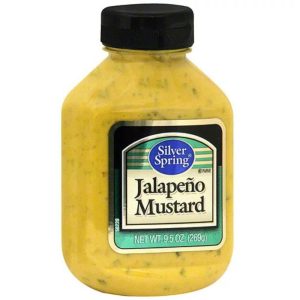 Silberfeder – Senf Jalapeno, 9,5 Unzen – Packung mit 9