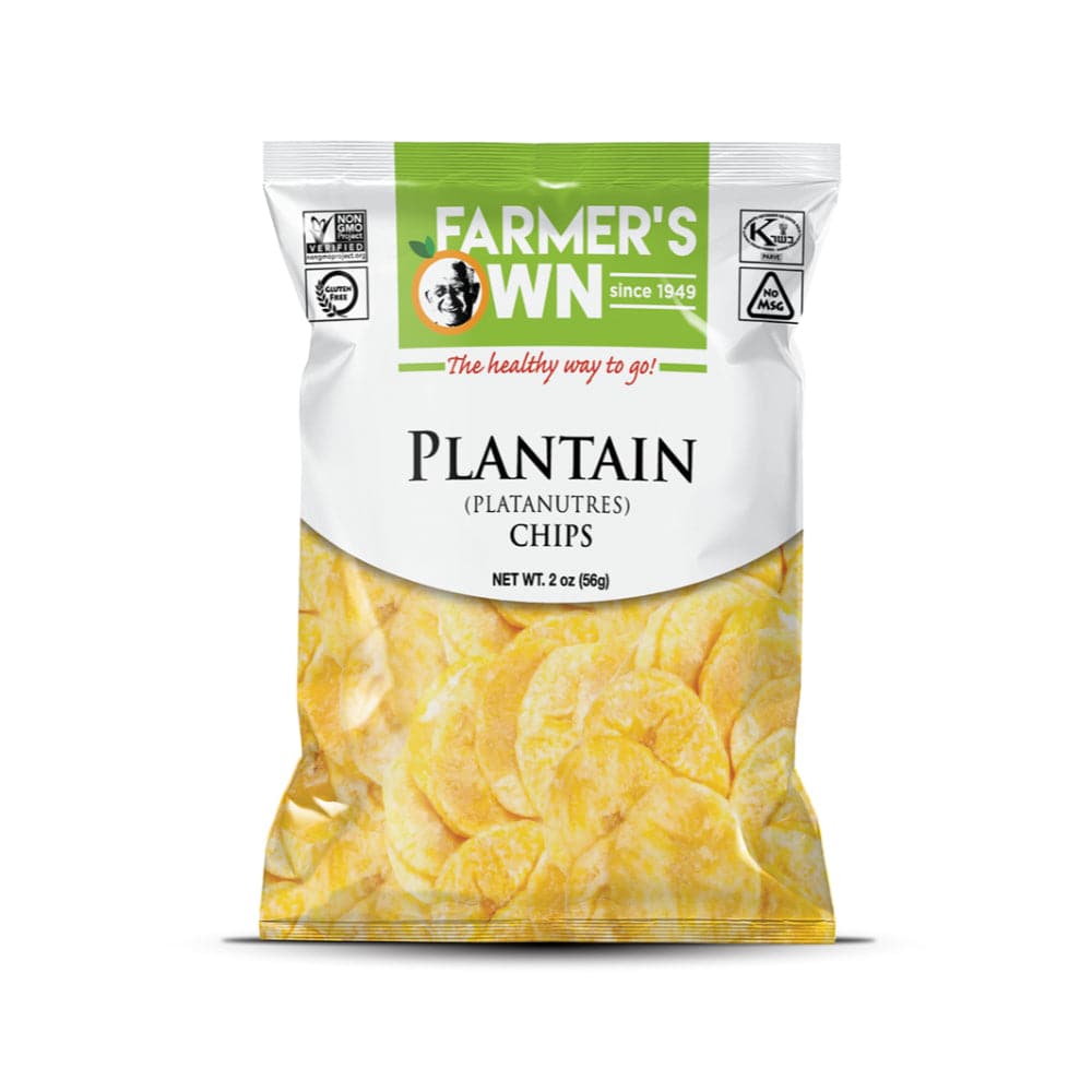 Bauern besitzen Plantain Chips, 2OZ