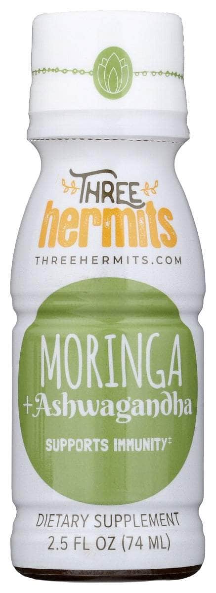 Drei Eremiten erschossen Moringa Ashwagandha, 2,5 Fo – 12er Packung