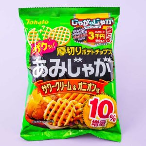 Tohato Ami Jaga Kartoffel-Snacks – saure Sahne & Zwiebel