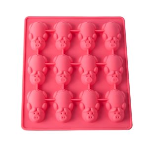 Mobi – 12 kleine Schweine in Decken, Silikonform