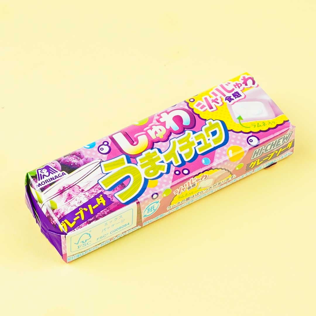 Morinaga Shuwauma Ichu Uma Soda Süßigkeiten – Traube Soda