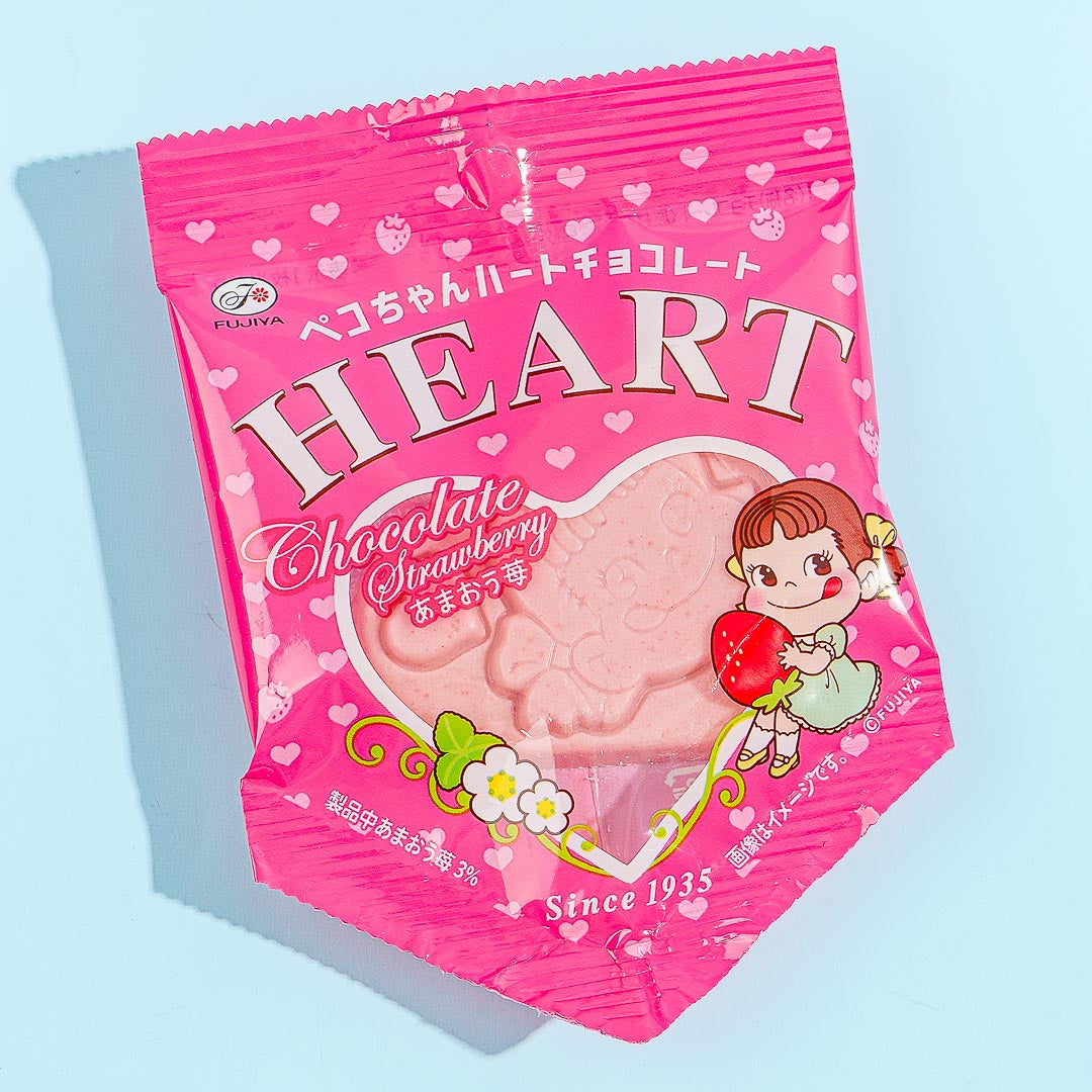 Peko-Chan Herz Schokolade – Amaou Erdbeere