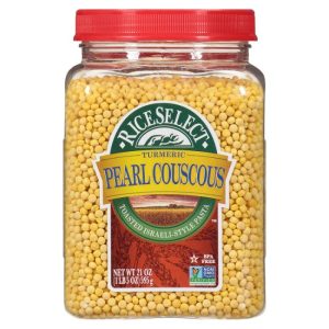 Reisselect Couscous Perlmutt Kurkuma 21 Unzen – Packung mit 4