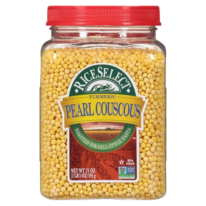 Riceselect Couscous Perle Kurkuma 21 Oz – Packung mit 4