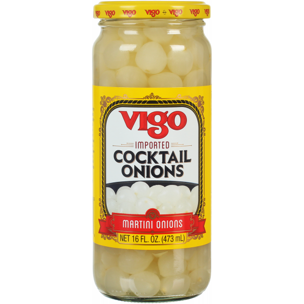 Vigo – Zwiebeln eingelegter Cocktail, 16 Oz – 12er Packung