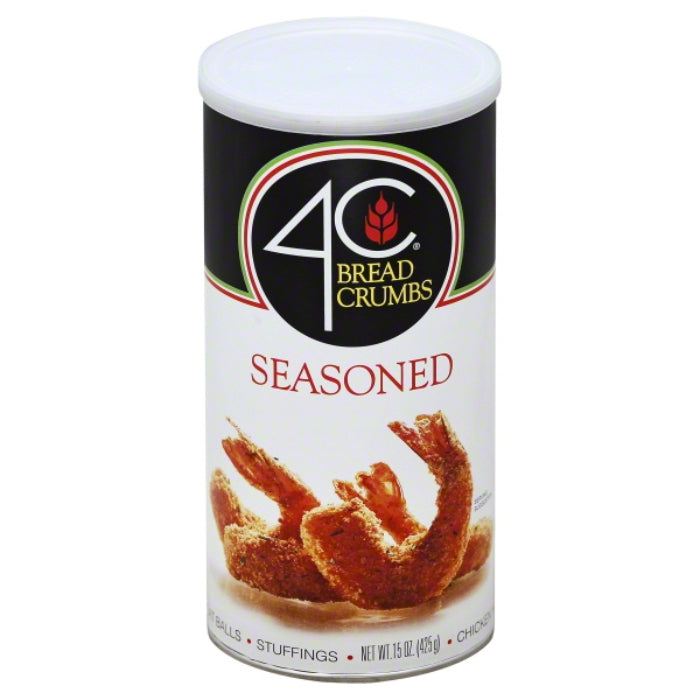 4C Foods – Brotkrümel gewürzt, 15 oz – Packung mit 6 Stück
