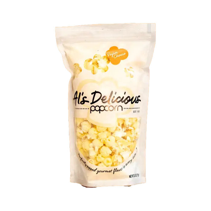 Al's Popcorn 2,5 Unzen – Veganer Käse, schwarzer Trüffel & würziger Cajun