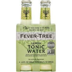 Fever Tree Zitrone Tonic 4 Packung, 27,2 Fl oz. Packung mit 6