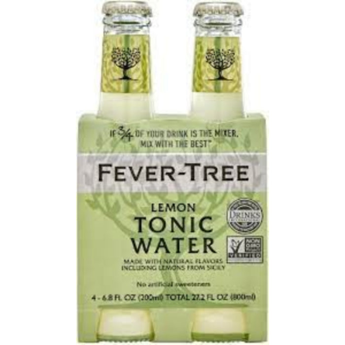 Fever Tree – Zitrone Tonic 4 Packung, 27,2 fl oz – Packung mit 6 Stück