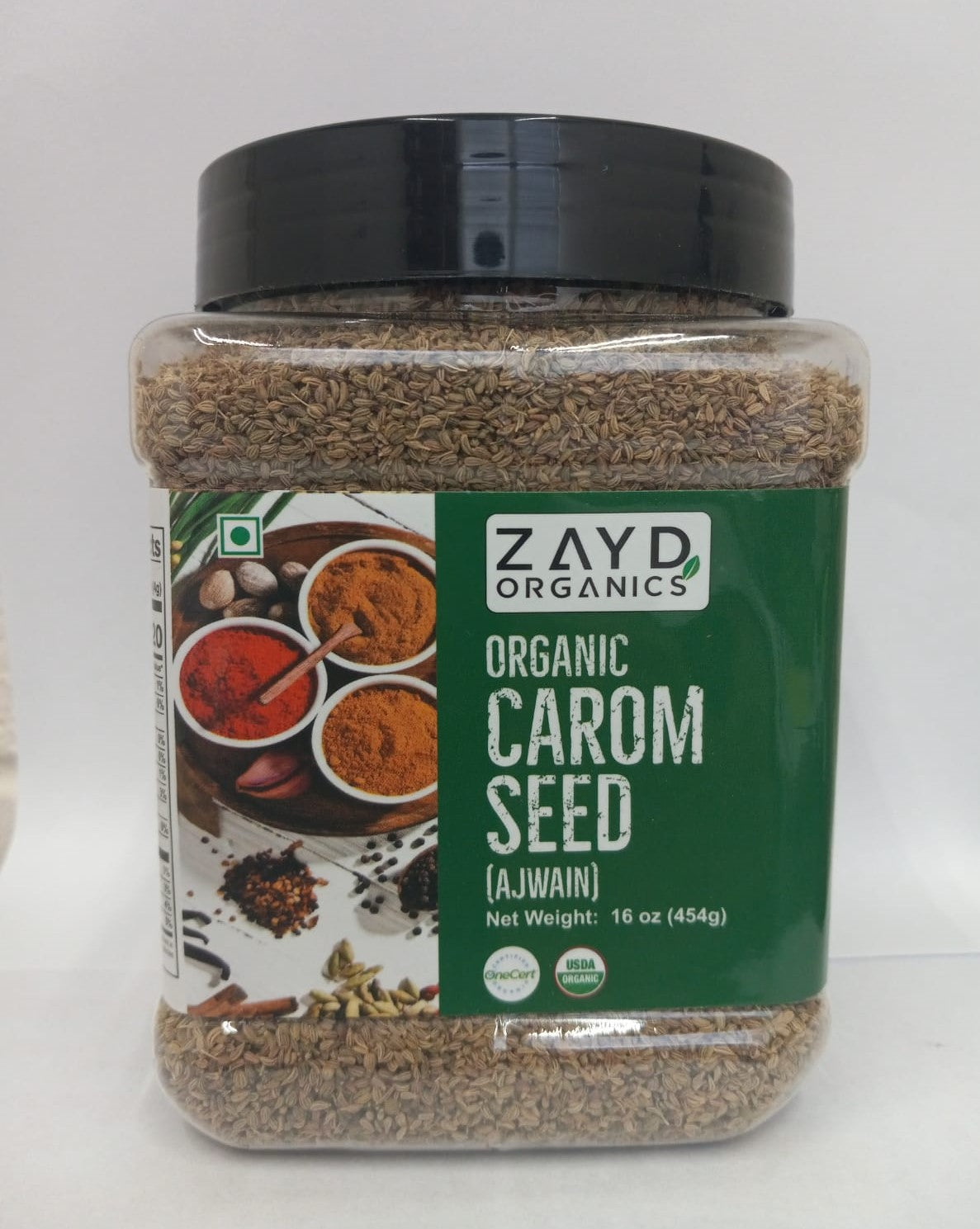 Zayd Bio Carom Seed (Ajwain) 16oz, USDA Bio-zertifiziert