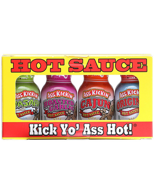 Ass Kickin Mini Chilisauce 4-Packung, 4/.75oz