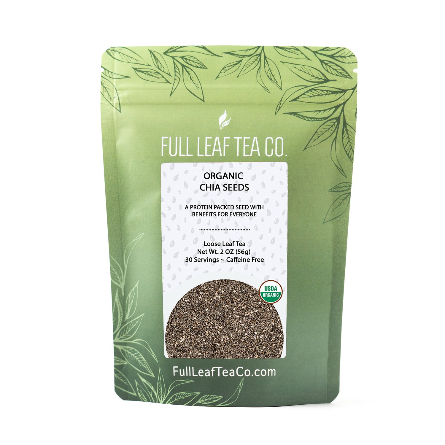 Bio Chia Seeds Verkaufstaschen – Fall von 6