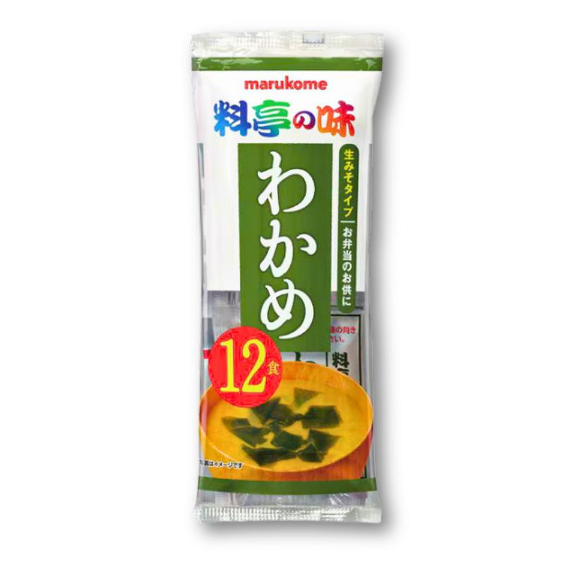 Marukome Frische Miso Suppe – Algen 12 Portionen