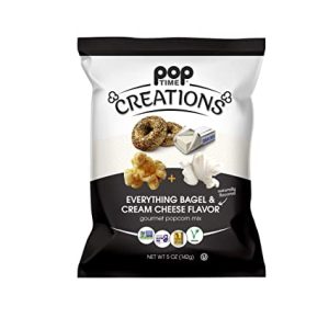 Poptime Creations – Everything Bagel Frischkäse Popcorn, 5 Unzen Packung