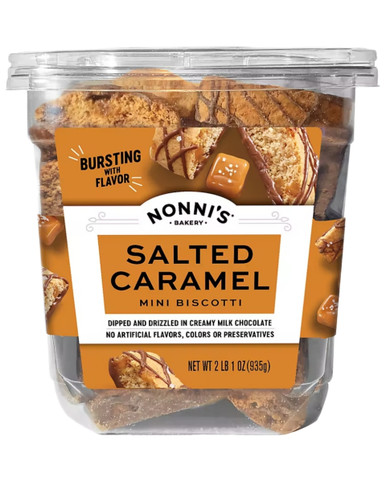 Nonni's Gesalzener Karamell Mini Biscotti, 33 oz