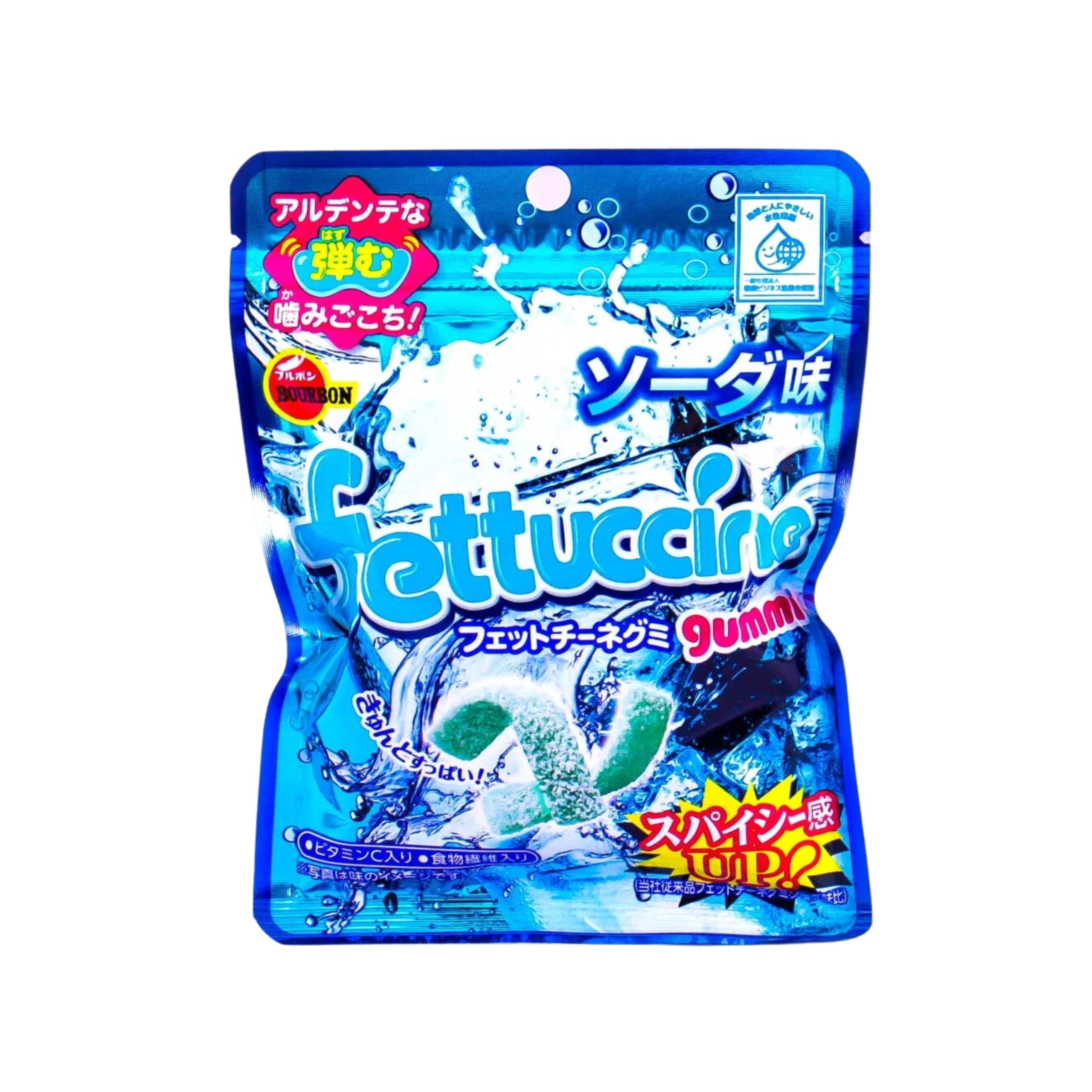 Bourbon Fettuccine Gummy Soda Geschmack (Japan)