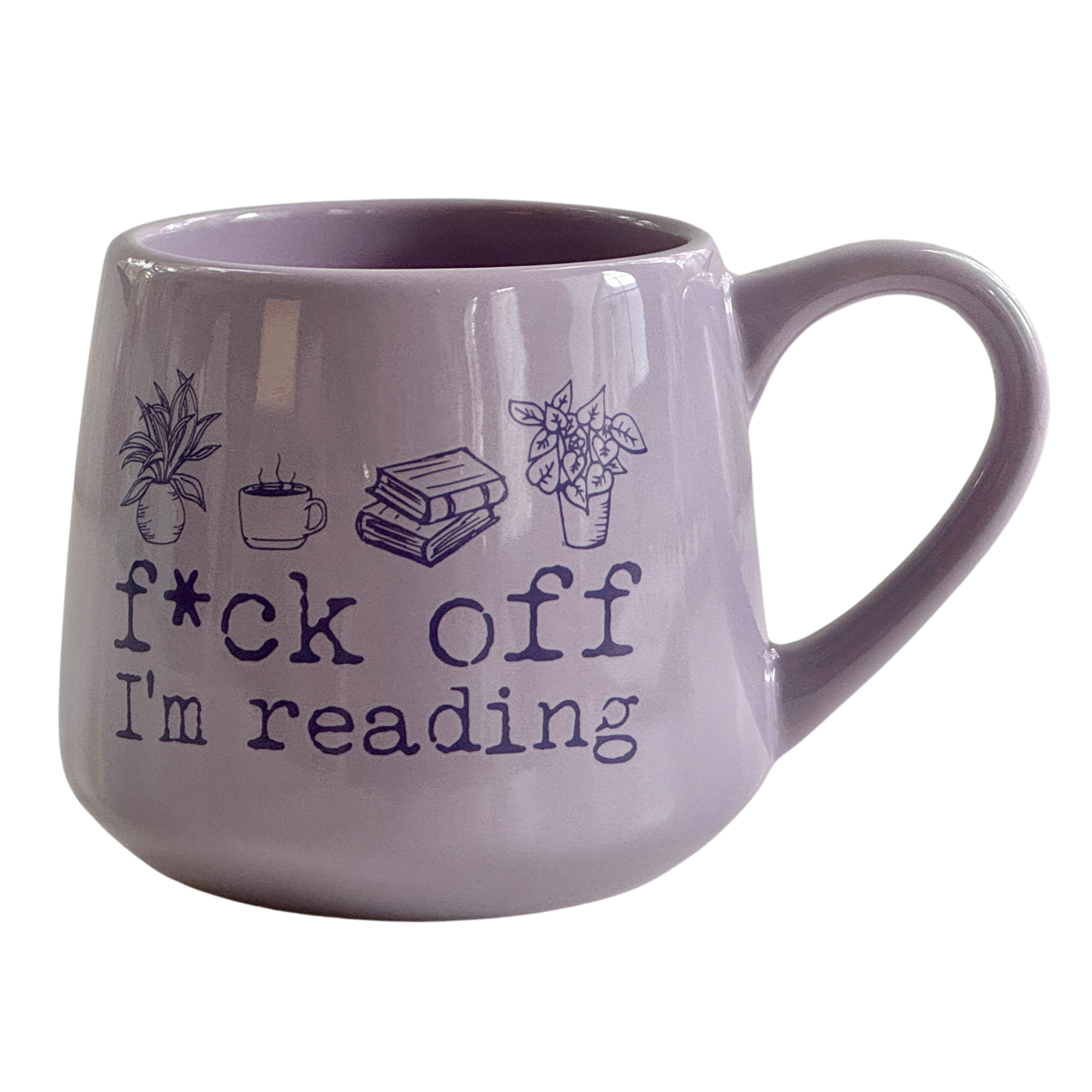 Moonlight Makers – Lustige Tasse – F*ck Off Ich lese – 16oz – Buch Liebe