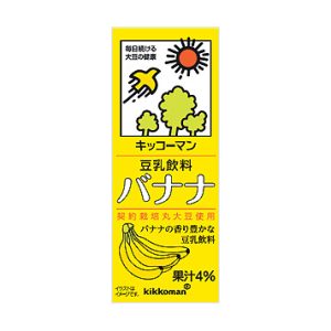 Kikkoman , Soy Milch, Bananengeschmack, Choosedi Tonyu, – 200ml