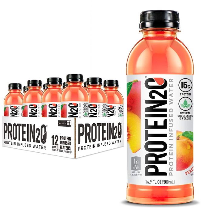 Protein2O – Protein Wasser Pfirsich Mango, 16.9 fl oz – Packung mit 12