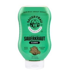 Sauerfrau Sauerkraut classic sqz 18 oz – Packung mit 6 Stück
