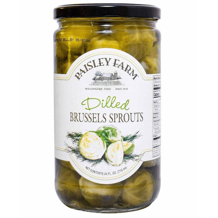 Paisley Farm – Brüssel Sprouts Dilled, 24 Oz – Packung mit 6 Stück