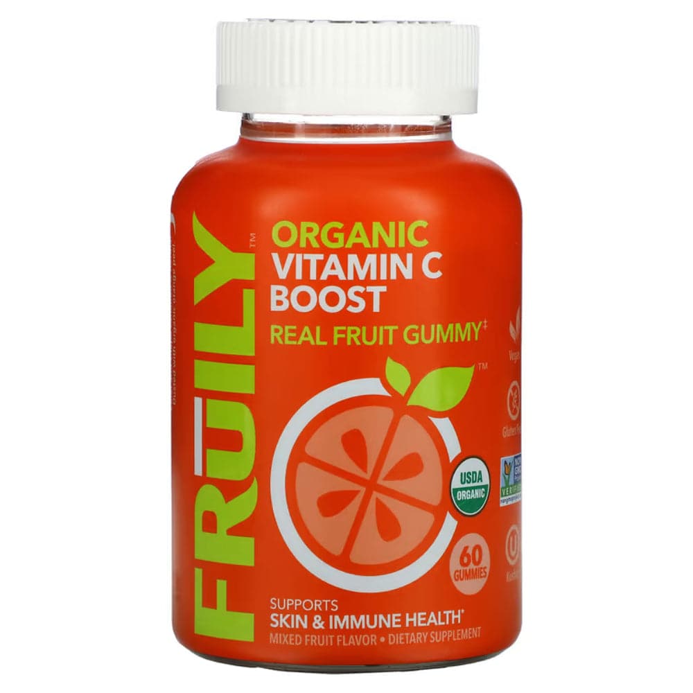 Fruily – Bio-Vitamin C Boost gemischtes Fruchtaroma, 60 Gummis