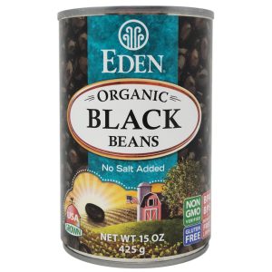 Eden No Salz zugesetzte schwarze Bohnen