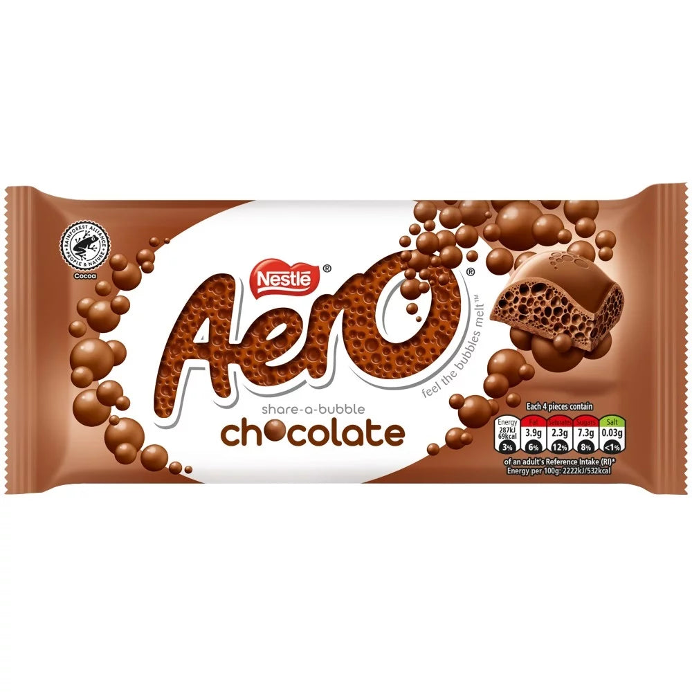 Nestle Aero Bubbly Schokolade