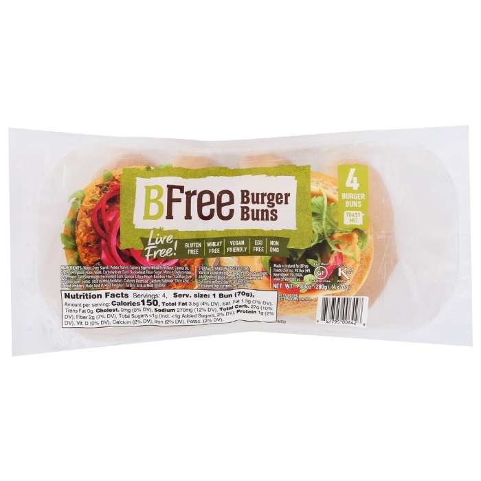 BFree – Glutenfreie Hamburger Brötchen, 9,87 oz