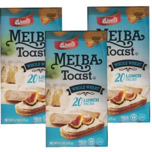 Bloom’s Vollkorn-Melba-Toast, 20 Lunch Packs (3 Zählung)