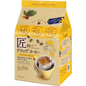 Takumi Drip Kaffee Special Blend 10 Portionen – Japanische Single Serve Reich & Aromatisch – Hergestellt in JAPAN – Tokyo Sakura Mall