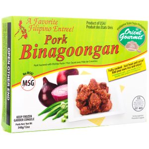 orient Gourmet – Schwein binagoongan – Schweinefleisch mit Garnelen Paste sauted – vollständig gekocht – nur Hitze und servieren – 12 Unzen