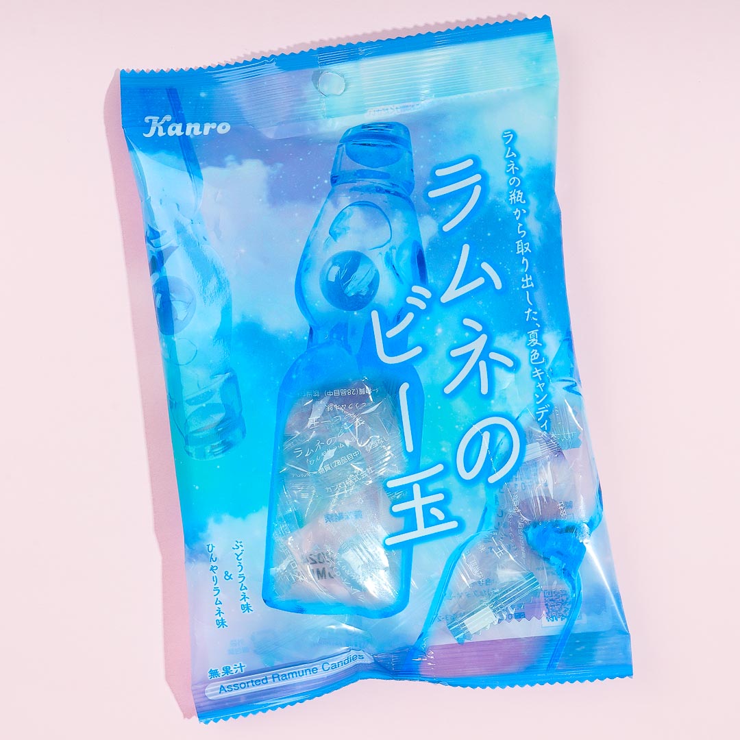 Kanro Ramune Marble Süßigkeiten – Menthol und Trauben