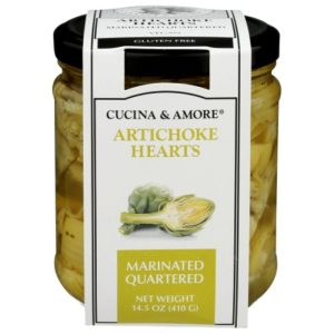 cucina & amore – artischocke herzen mariniert quartett, 14,5 oz. Packung