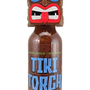 Tiki Torch scharfe Sauce mit Tiki Maske Flaschenkopf, . – 5oz